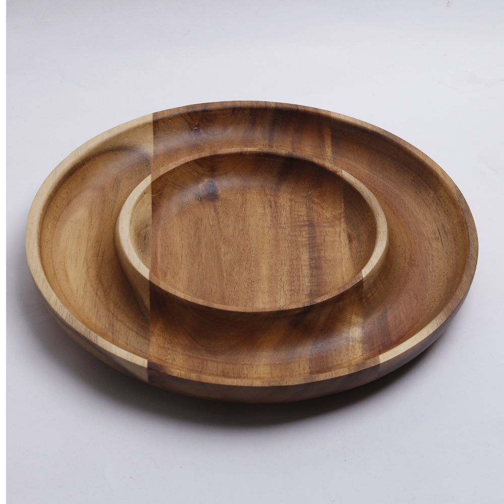 Wooden Nut Plate