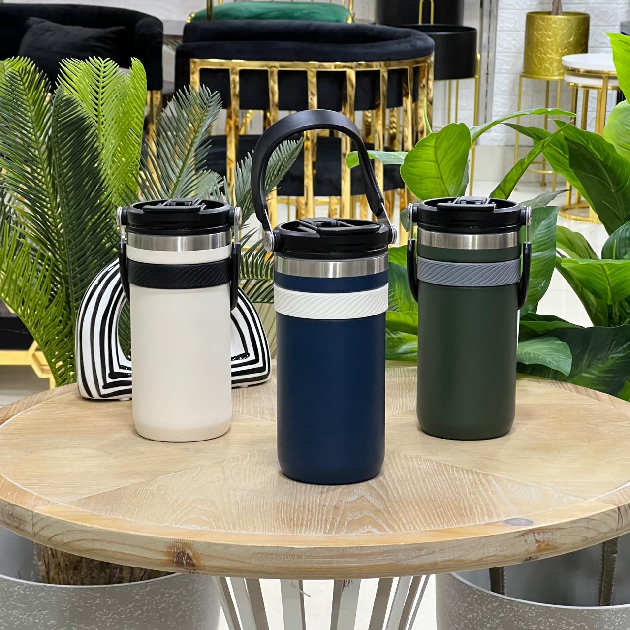 Simple Matte Stainless Steel Thermal Bottle