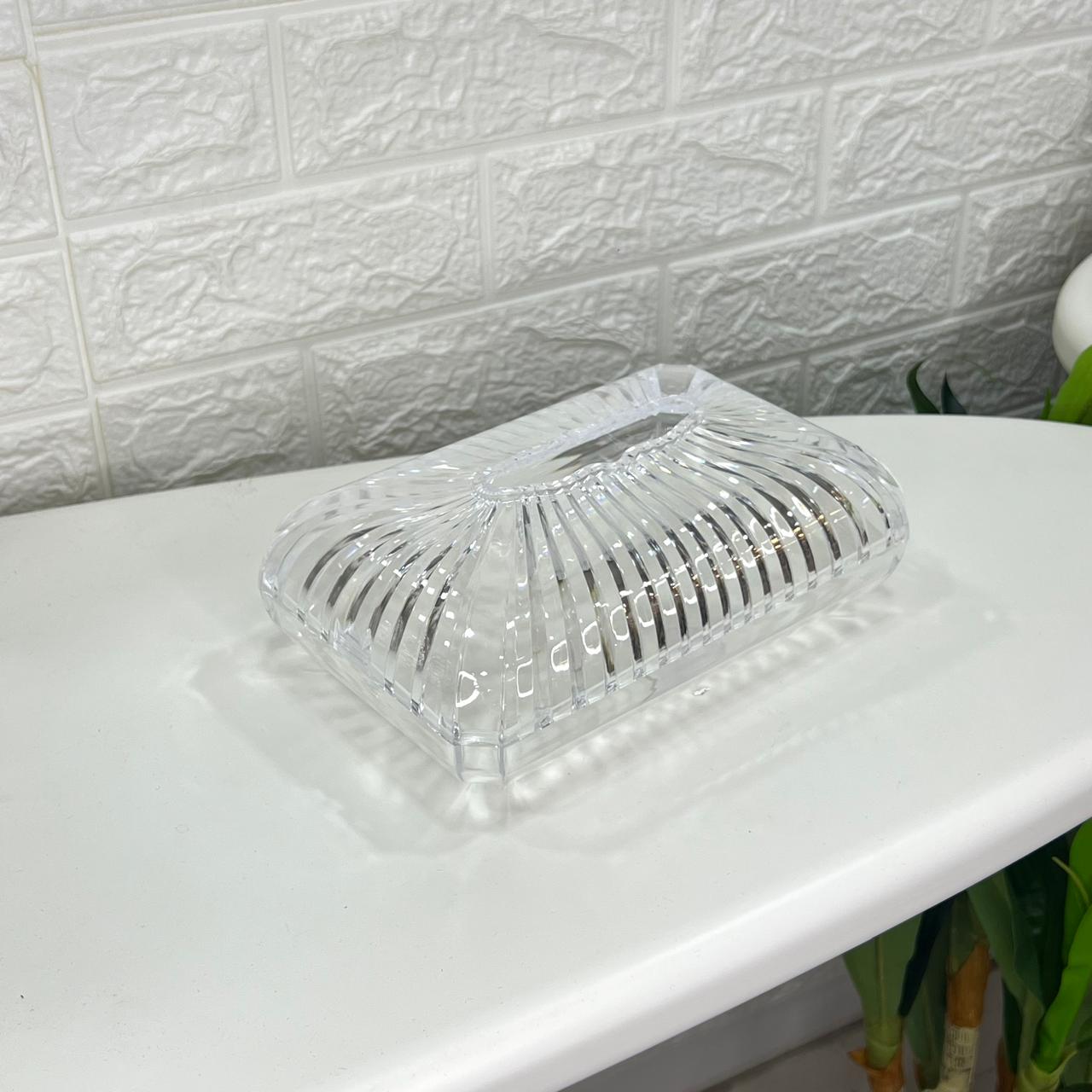 Clear Chic Tissue Box
