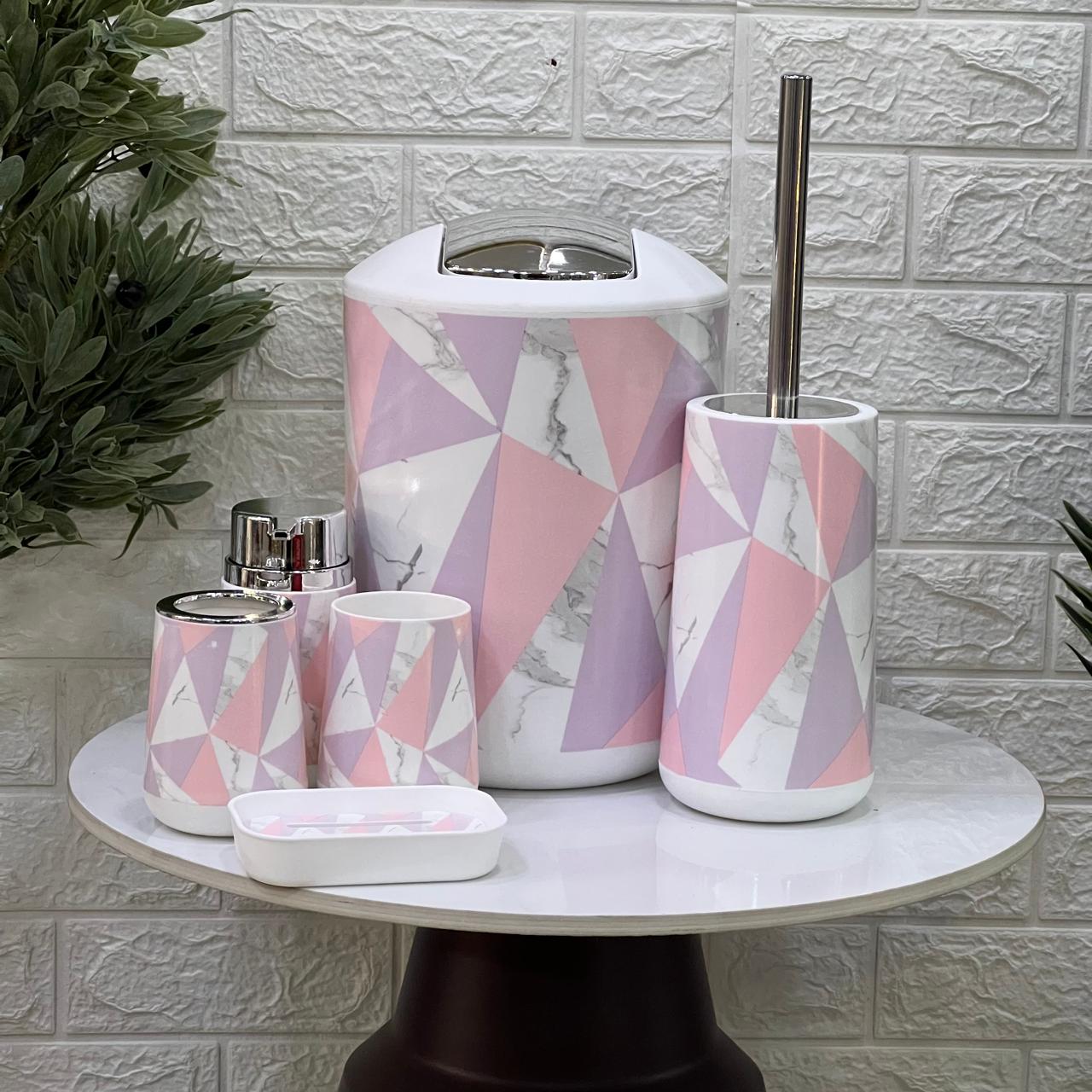 Abstract Bathroom 6 - Piece Bathroom Set