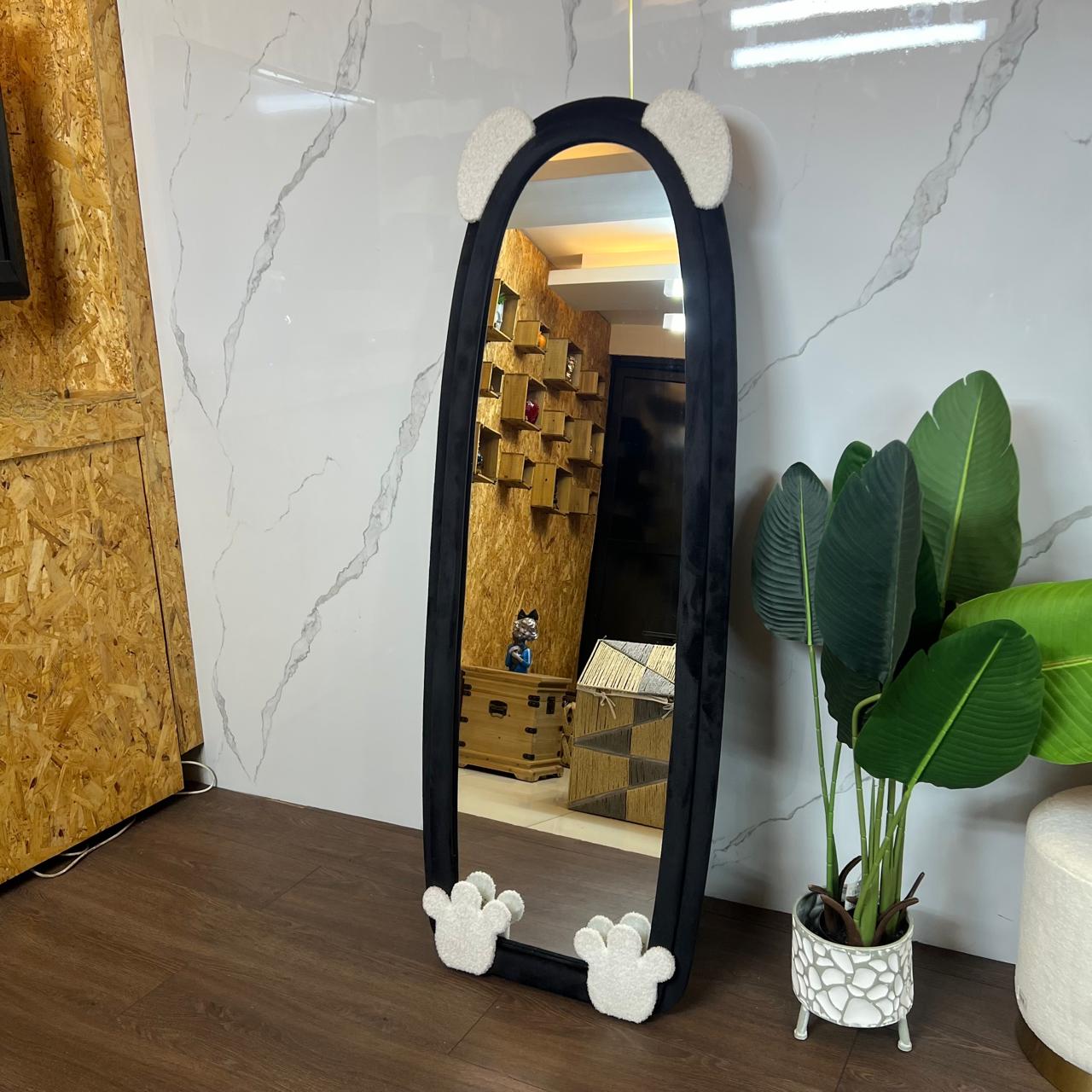 Cute Bunny Ears Standing Mirror