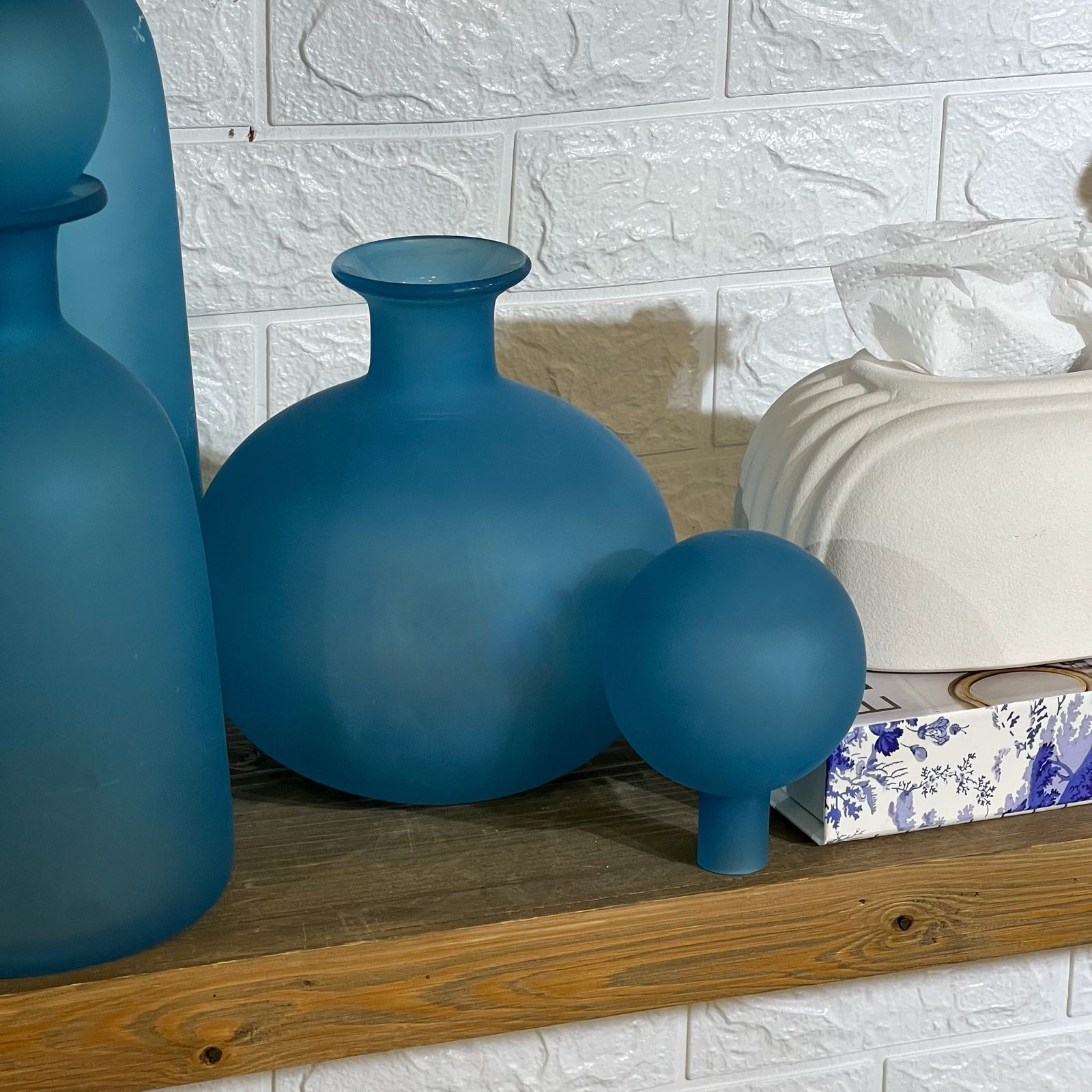Beautiful Matte Turquoise Vases