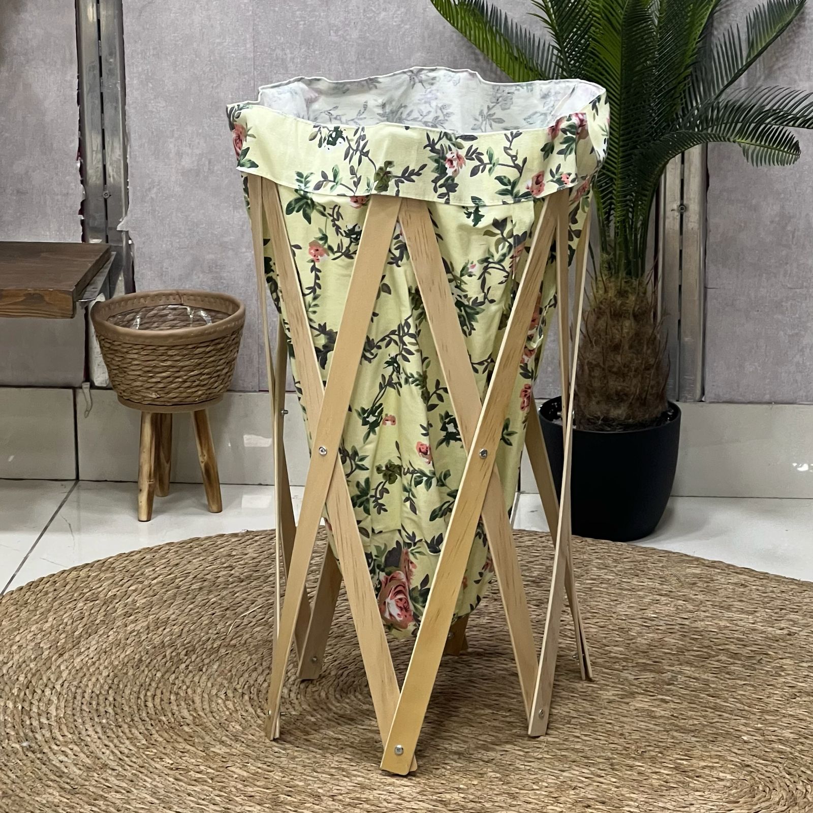 Flower Laundry Basket