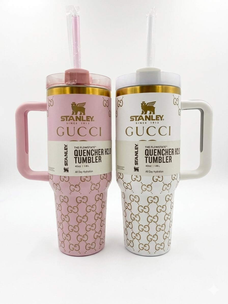 Luxe Monogram Stanley Tumbler
