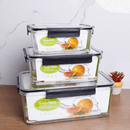 Plastic Storage Boxes Gray Clips