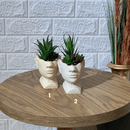 Face Pot Arrangement