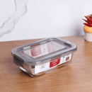 Glass Food Container Rectangular Shape