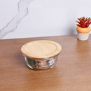 Danny Home Glass and wood Container Small Size