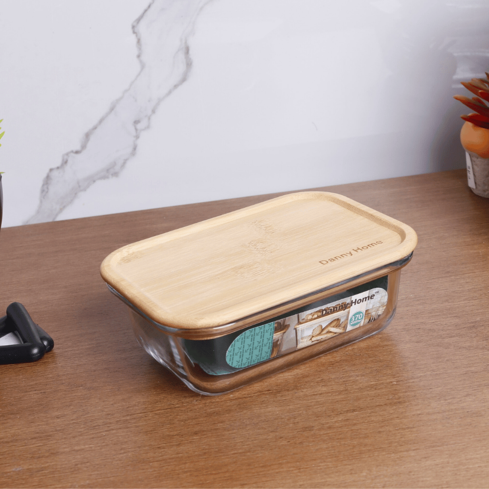 Danny Home rectangular glass storage container