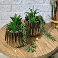 Big Gold Chrome Artificial Arrangement