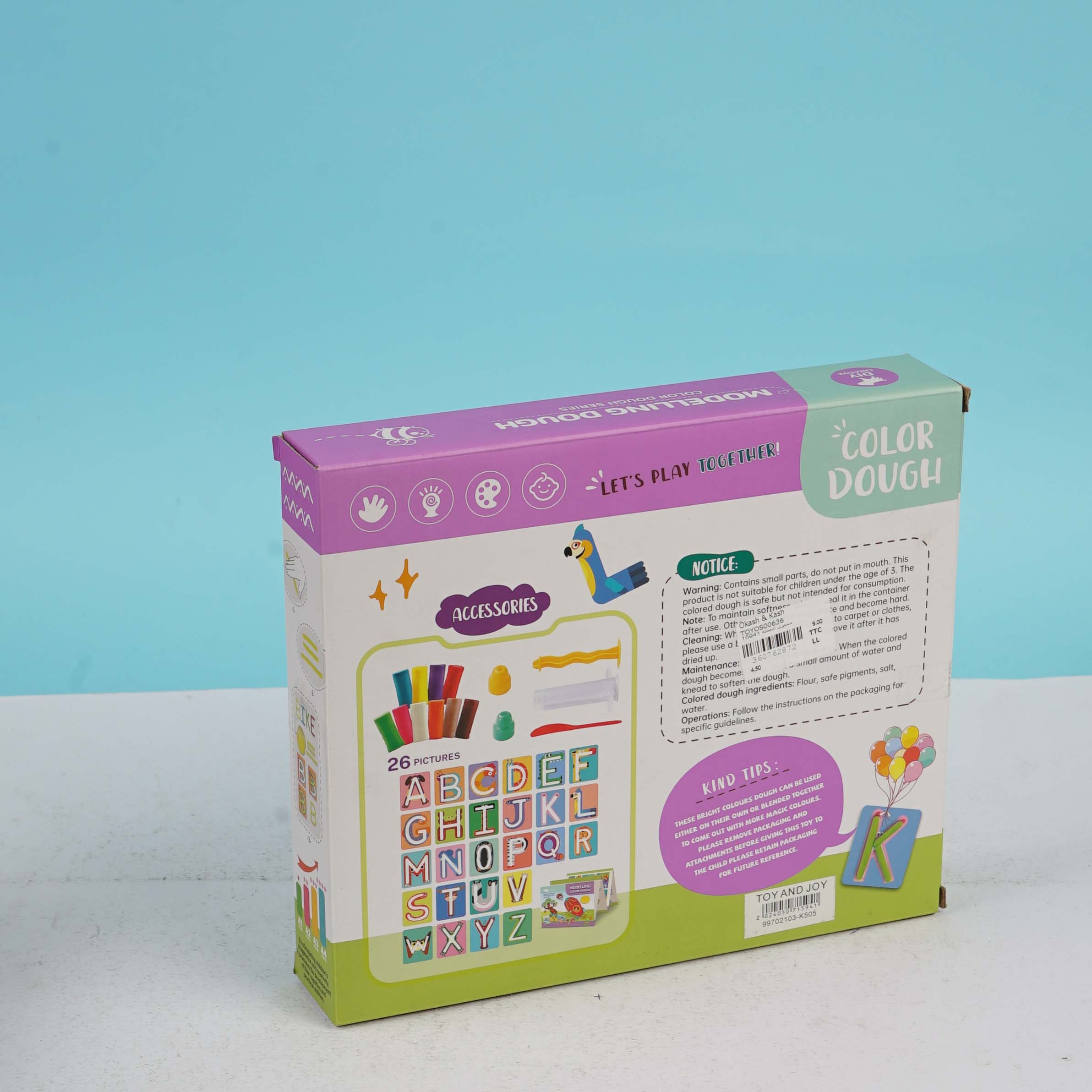 Alphabet Dough Modeling Set