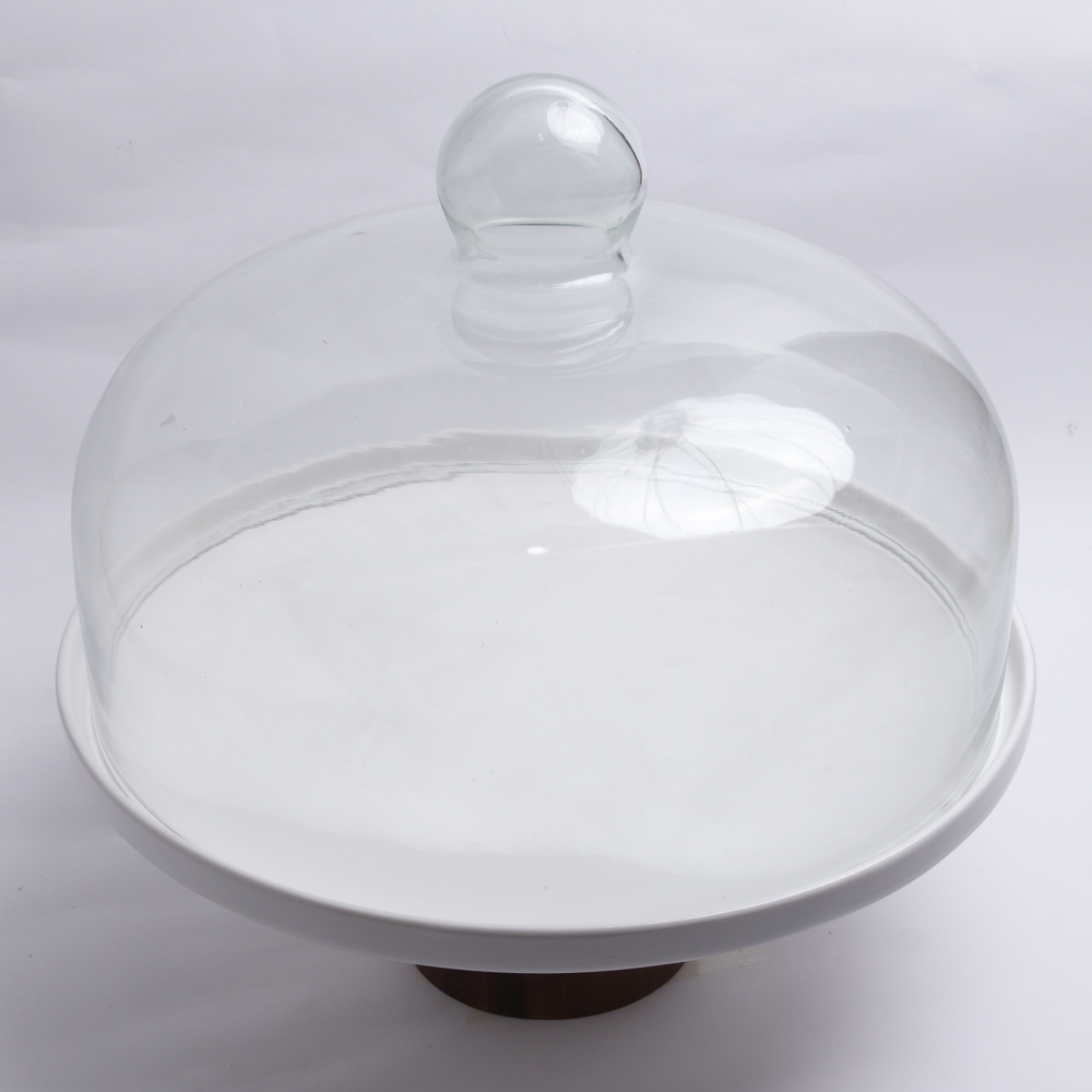 Decorative Cake Stand with Glass top