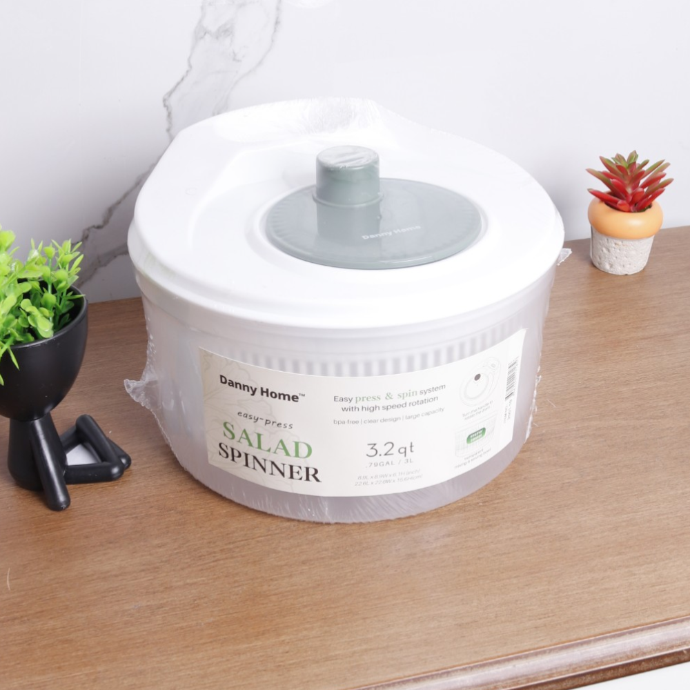 Danny Home Easy-Press Salad Spinner