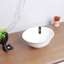 Danny Home white ceramic serving bowl