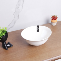 Danny Home white ceramic serving bowl