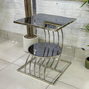 Square Mirror Top Table