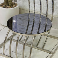Square Mirror Top Table