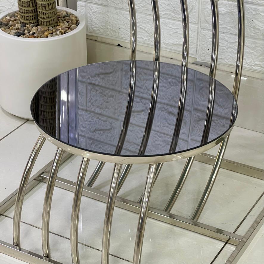 Square Mirror Top Table