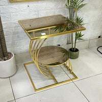 Square Mirror Top Table