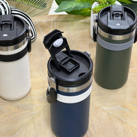 Simple Matte Stainless Steel Thermal Bottle