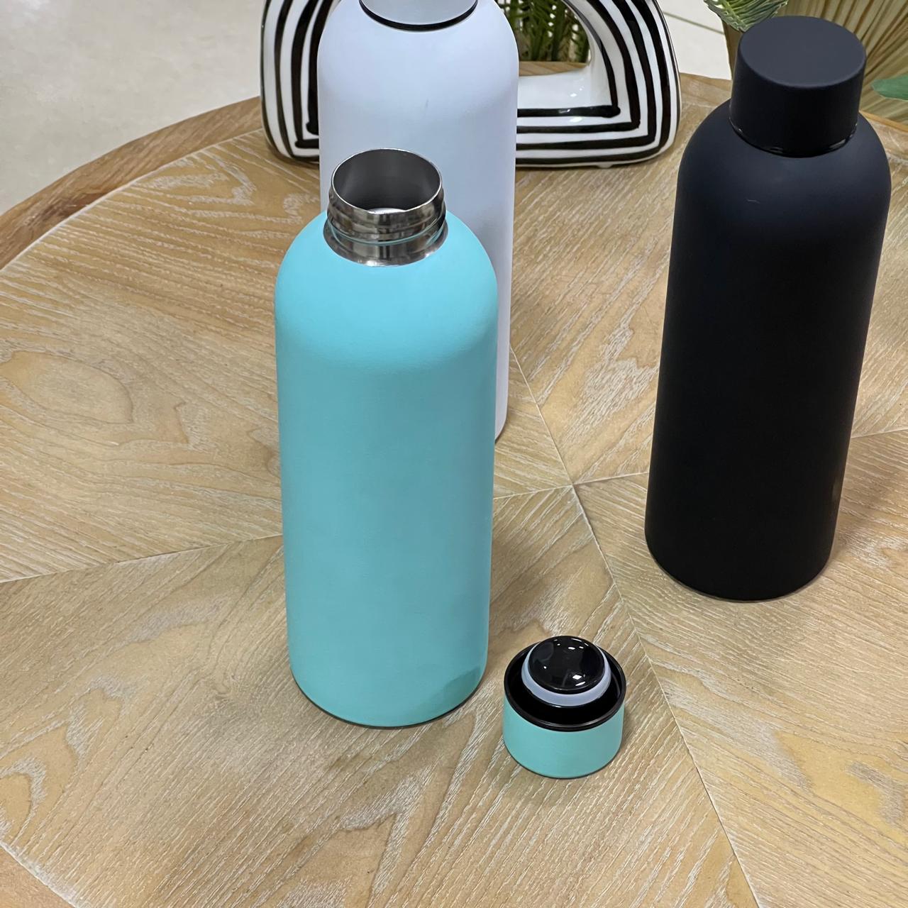 Minimalist Matte Stainless Steel Thermal Bottle