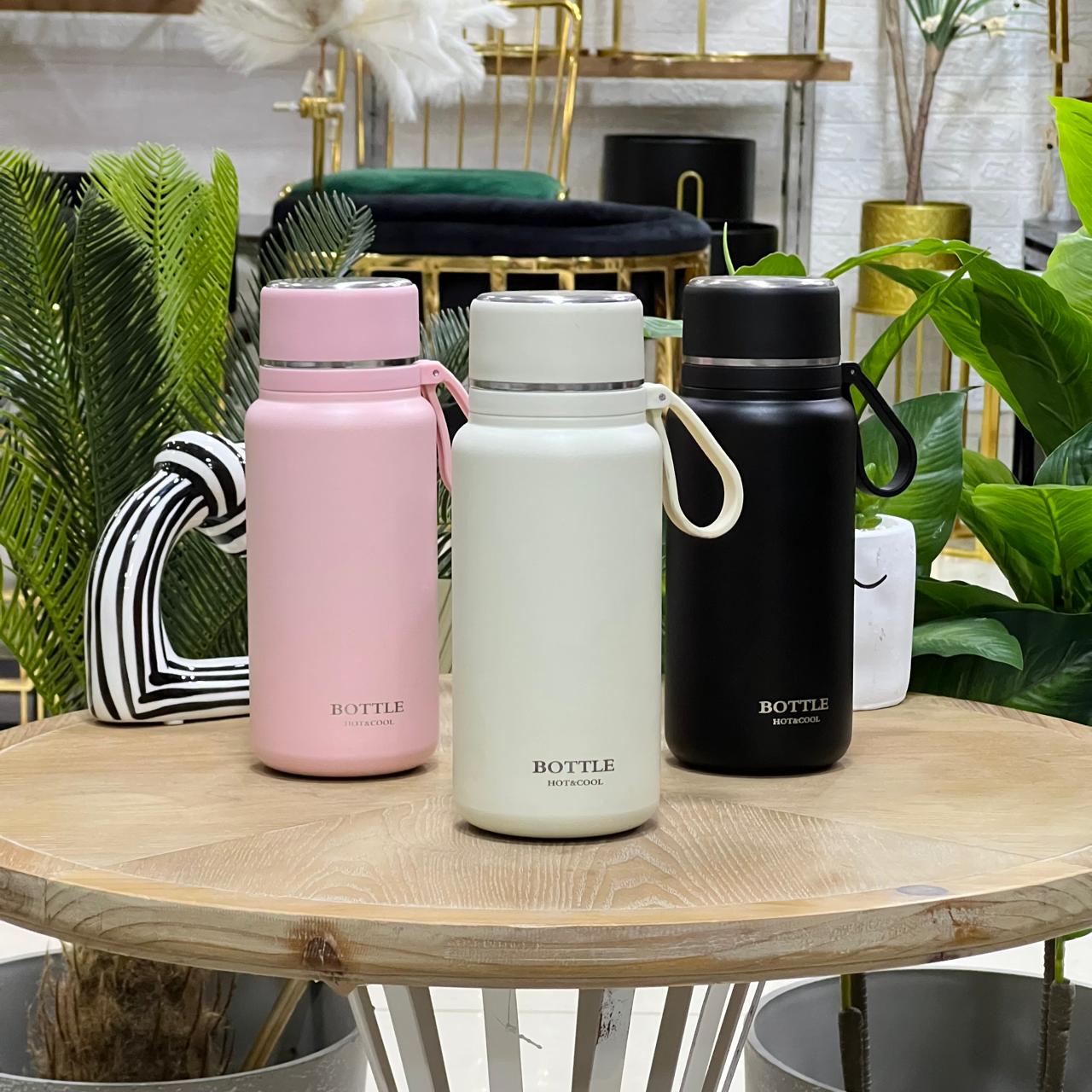 Big Matte Stainless Steel Thermal Bottle