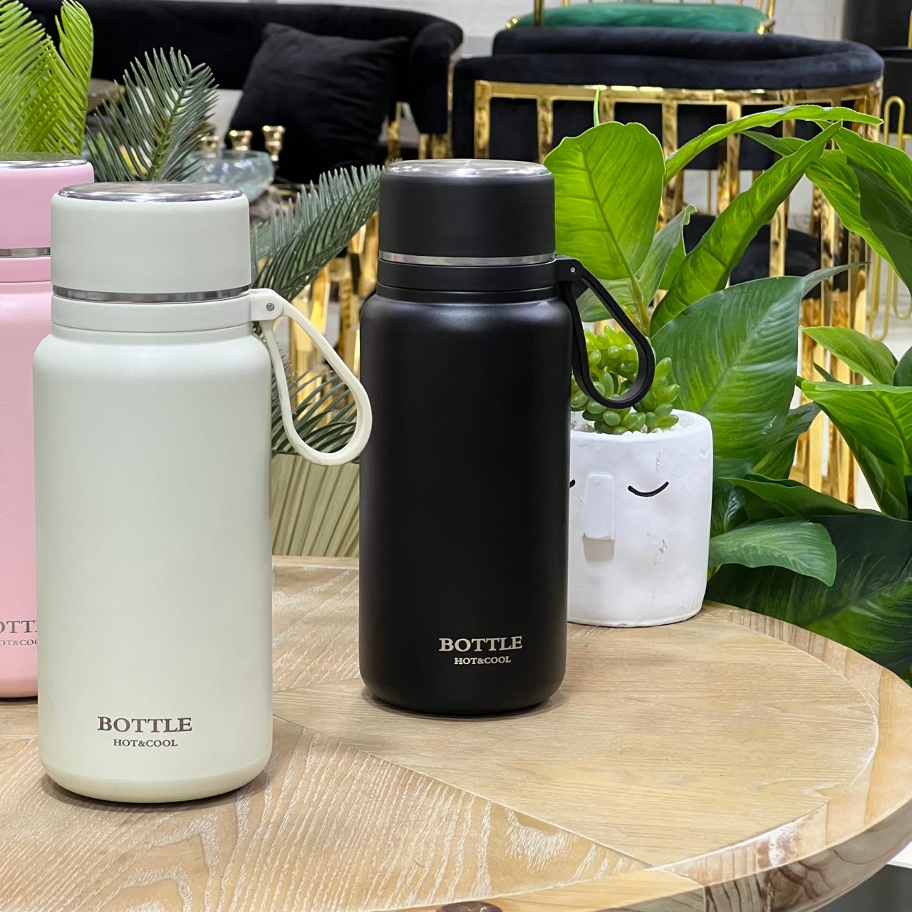 Big Matte Stainless Steel Thermal Bottle