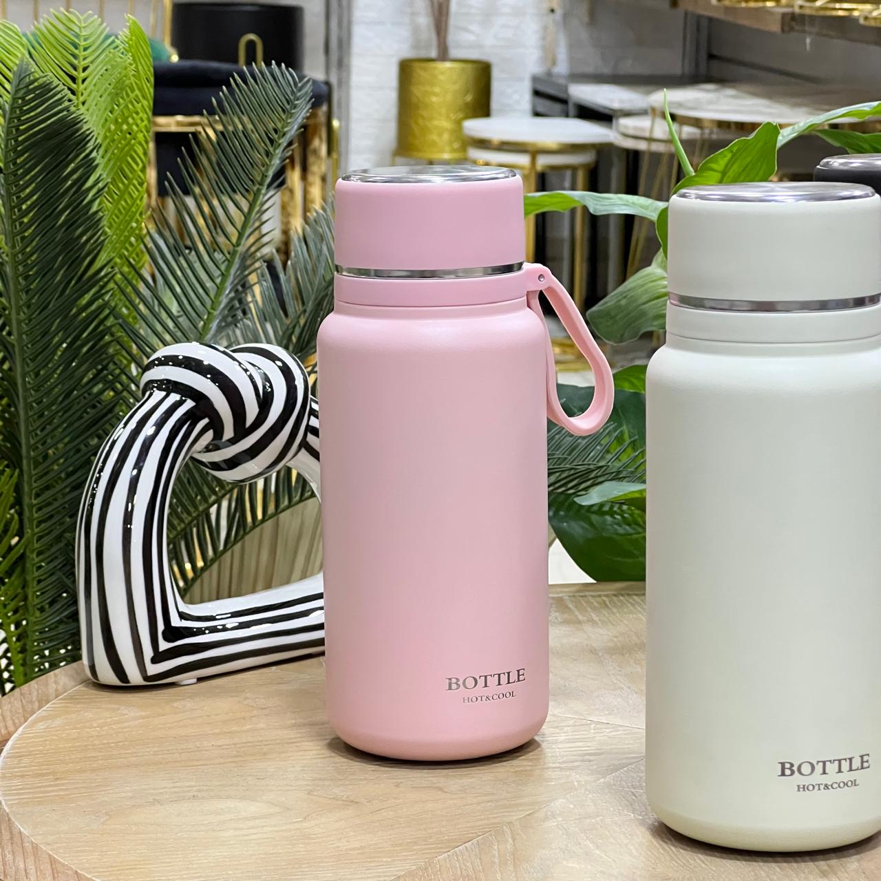 Big Matte Stainless Steel Thermal Bottle