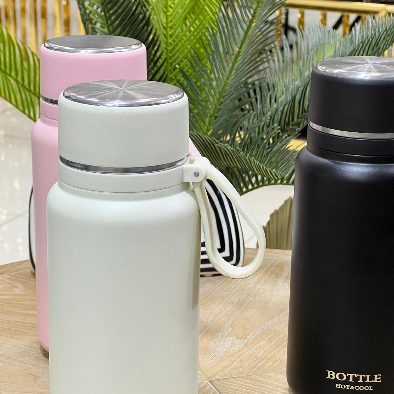 Big Matte Stainless Steel Thermal Bottle