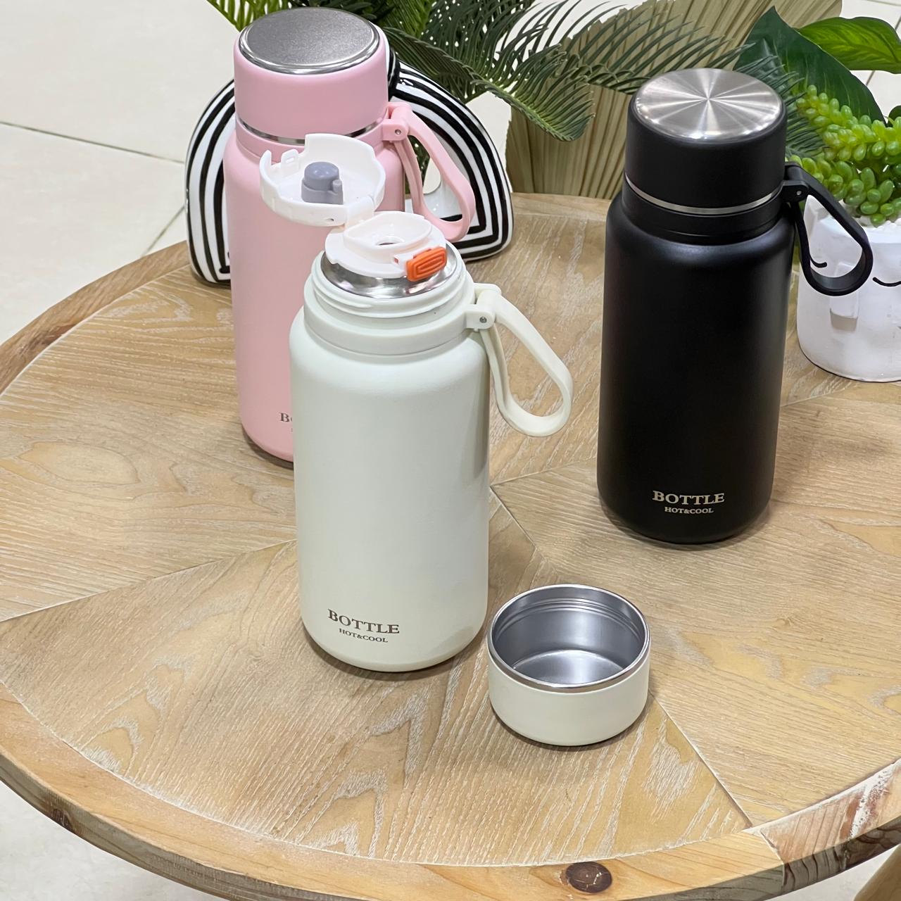 Big Matte Stainless Steel Thermal Bottle