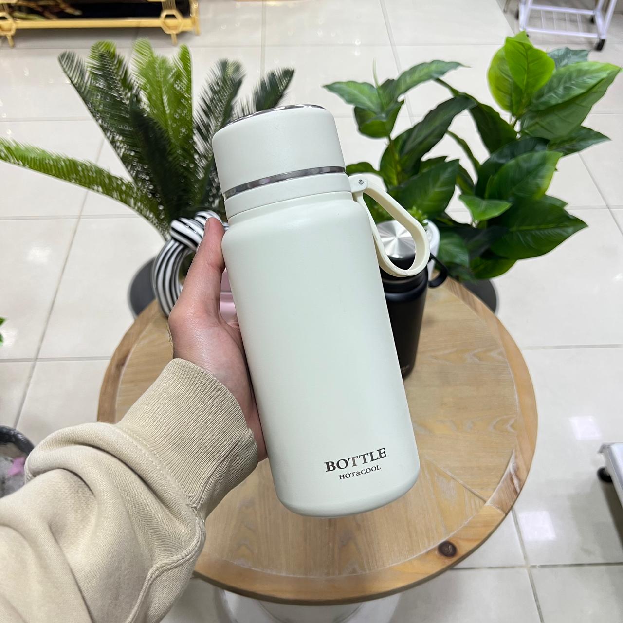 Big Matte Stainless Steel Thermal Bottle