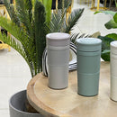 Textured Matte Stainless Steel Thermal Bottle