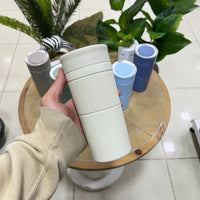 Textured Matte Stainless Steel Thermal Bottle