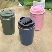 Rugged Matte Stainless Steel Thermo Mug