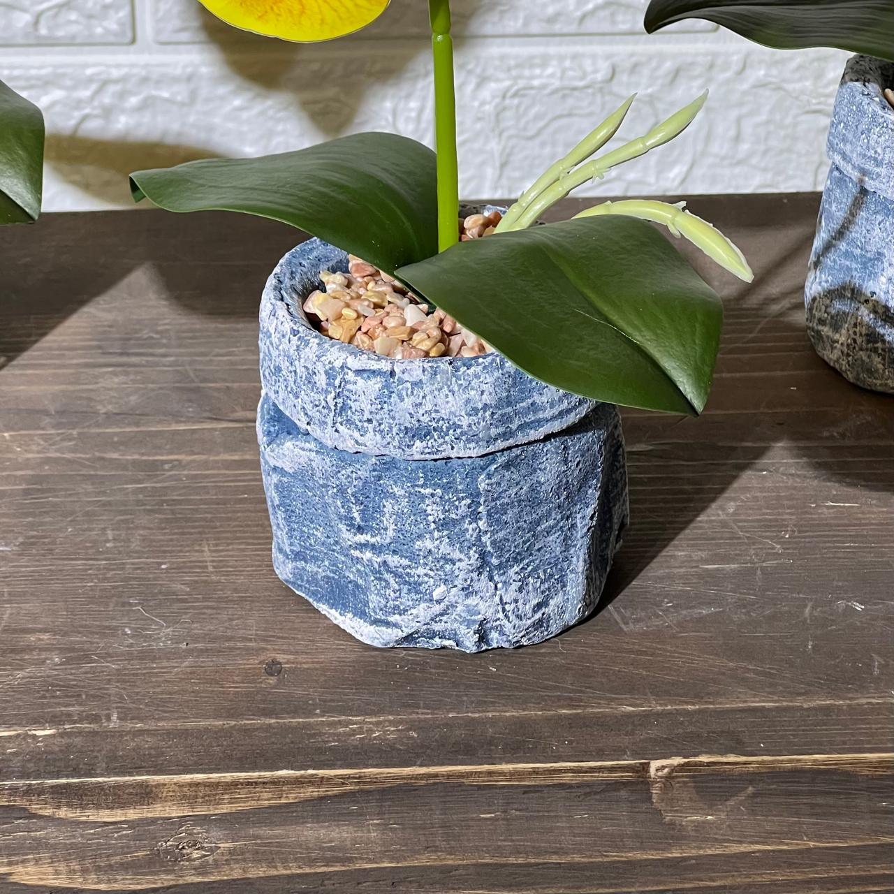 Jean Stone Look Orchid Artificial Plant