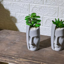 Face Pot Succulent Artificial Plant