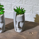 Face Pot Succulent Artificial Plant