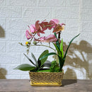 Chrome Artificial Plant Arrangement