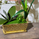 Chrome Artificial Plant Arrangement