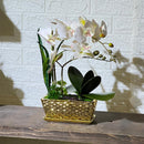 Chrome Artificial Plant Arrangement