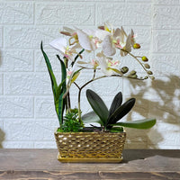 Chrome Artificial Plant Arrangement