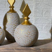 Big Rustic Ceramic Vase Set