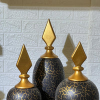 Big Rustic Ceramic Vase Set