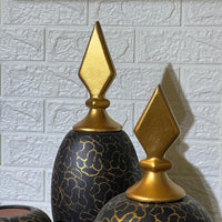 Big Rustic Ceramic Vase Set