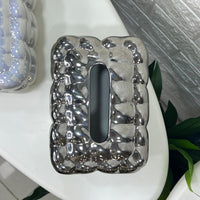 Bubble Heart Ceramic Tissue Box