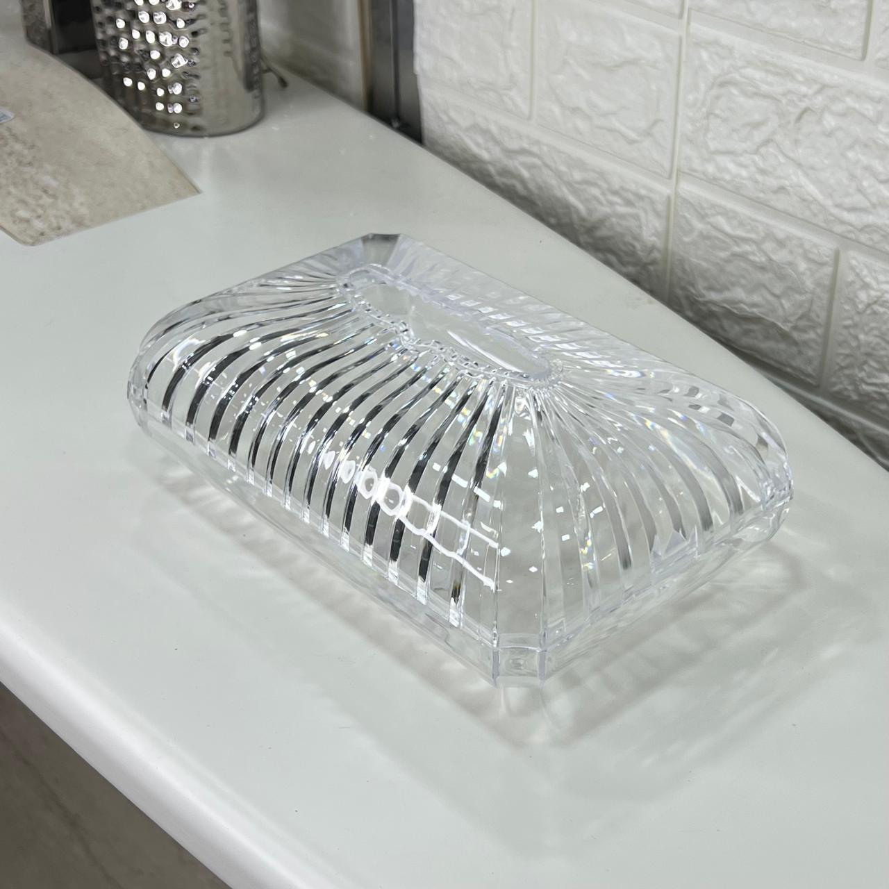 Clear Chic Tissue Box