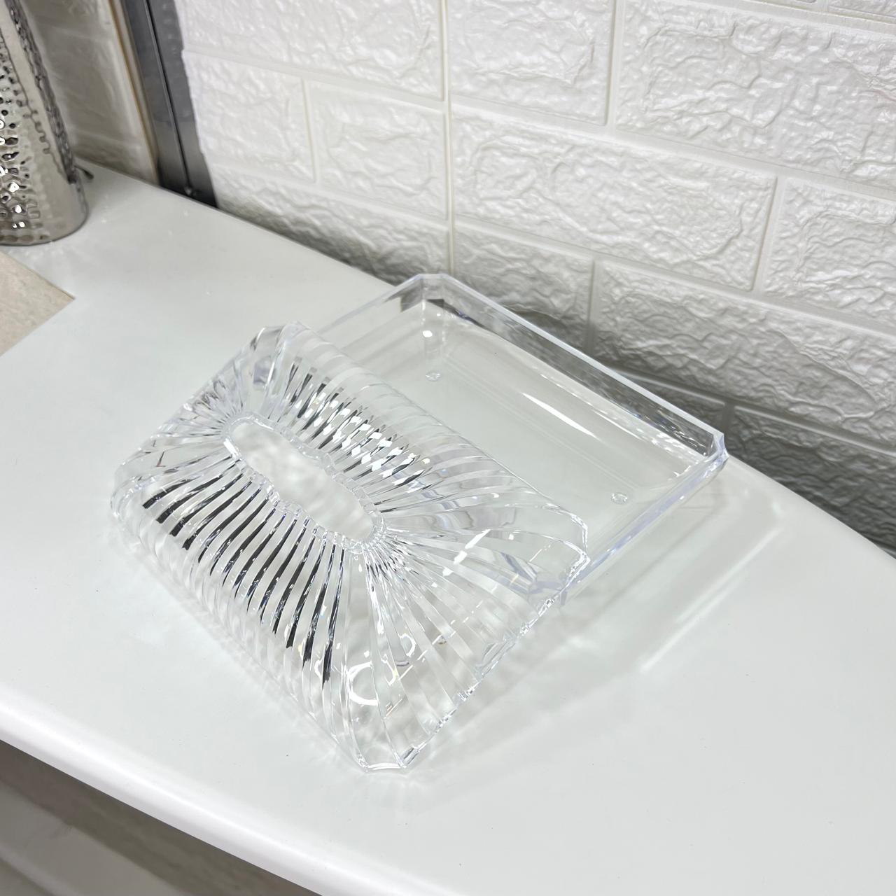 Clear Chic Tissue Box