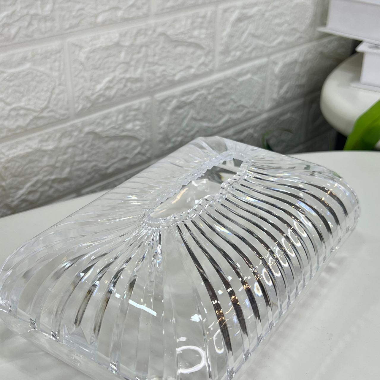 Clear Chic Tissue Box