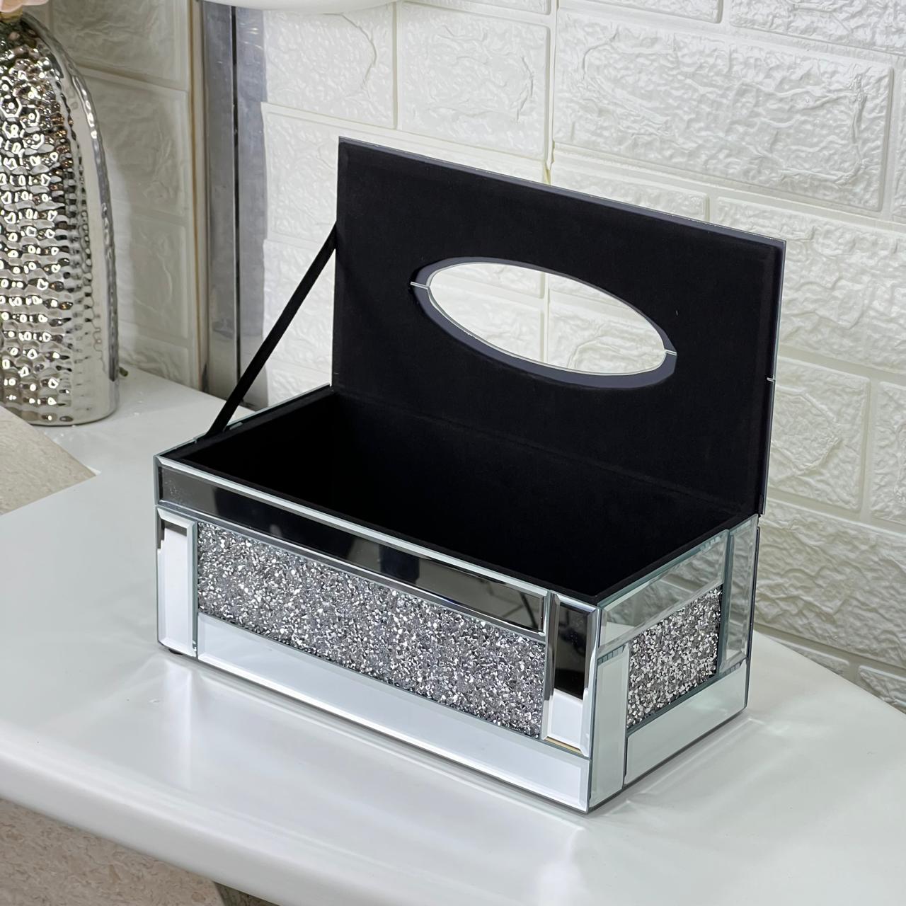 Luxury Mirror Tissue Box