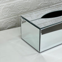Luxury Sleek Mirror Tissue Box